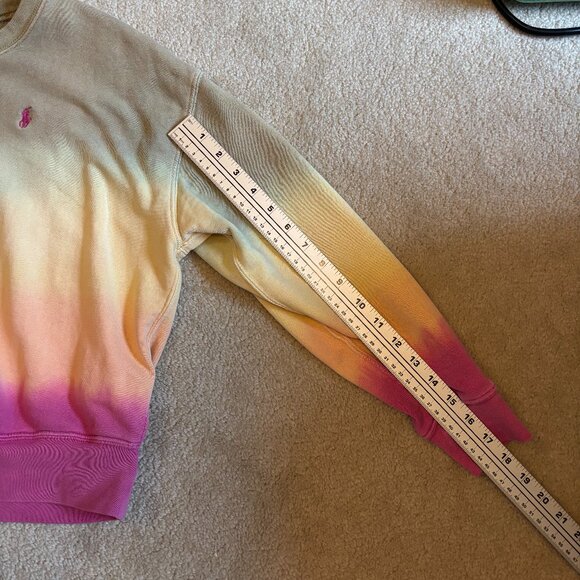 Polo Ralph Lauren Ombre French Terry Cotton/ Polyester Blend Crewneck Sweater - Picture 9 of 10